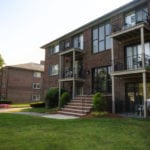 Lowell Arms Exterior and balconies | Apartments in Methuen