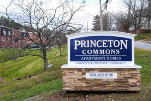 Princeton Commons Signage | Apartments in Claremont